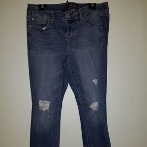 Distressed Torrid Skinny Jeans